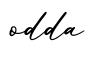 单词odda书写