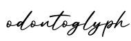 单词odontoglyph书写