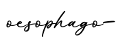 单词oesophago-书写