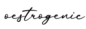 单词oestrogenic书写
