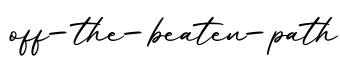 单词off-the-beaten-path书写