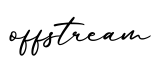 单词offstream书写