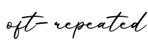 单词oft-repeated书写