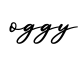 单词oggy书写