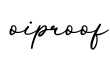 单词oiproof书写