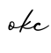 单词okc书写