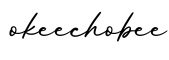 单词okeechobee书写
