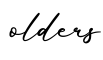 单词olders书写