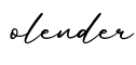 单词olender书写