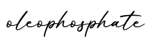 单词oleophosphate书写