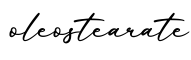 单词oleostearate书写