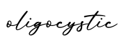 单词oligocystic书写