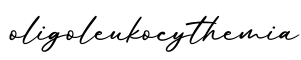 单词oligoleukocythemia书写
