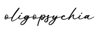 单词oligopsychia书写