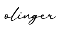 单词olinger书写