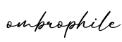 单词ombrophile书写