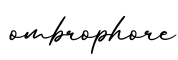 单词ombrophore书写