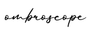 单词ombroscope书写