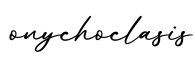 单词onychoclasis书写