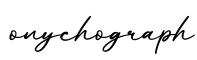 单词onychograph书写