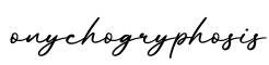 单词onychogryphosis书写