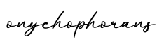 单词onychophorans书写