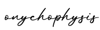 单词onychophysis书写