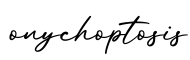 单词onychoptosis书写