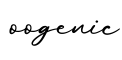 单词oogenic书写