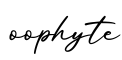 单词oophyte书写