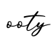 单词ooty书写