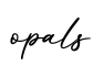 单词opals书写