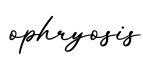 单词ophryosis书写