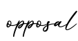 单词opposal书写