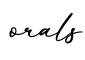 单词orals书写