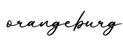 单词orangeburg书写