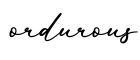 单词ordurous书写