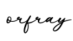 单词orfray书写