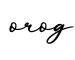 单词orog书写