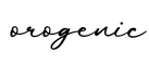 单词orogenic书写