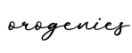单词orogenies书写
