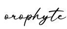单词orophyte书写