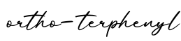 单词ortho-terphenyl书写
