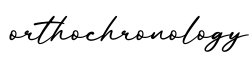 单词orthochronology书写