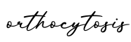 单词orthocytosis书写