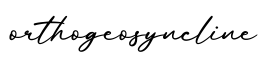 单词orthogeosyncline书写