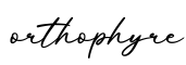 单词orthophyre书写