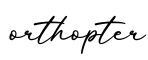 单词orthopter书写