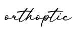 单词orthoptic书写