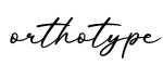 单词orthotype书写